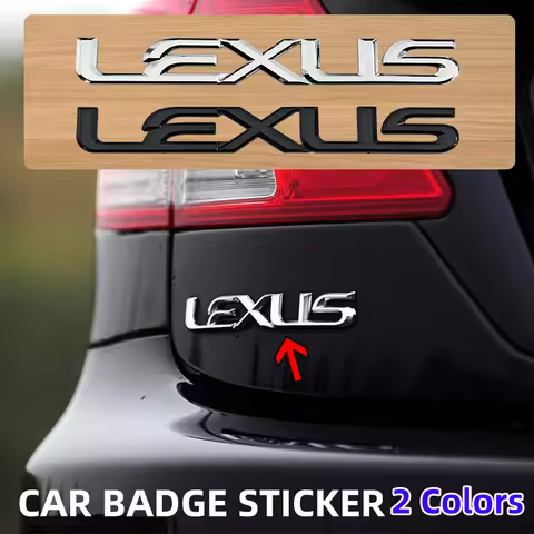 ABS Car Rear Emblem Trunk Badge Sticker Letter Logo For Lexus F SPORT IS250 IS200 CT200h GS300 LS430