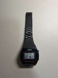 Casio B640W Digital Watch Black Stainless Steel/卡西歐Vintage B640 不鏽鋼錶帶