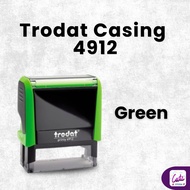 Trodat Stamp Case 4912 Green | Self Ink Stamp Casing | Rubber Stamp Case