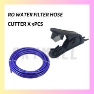 RO WATER FILTER PE HOSE TUBE CUTTER X 3PCSWATER FILTER PE HOSE 1/4" RO HOSE WATER PURIFIER TUBING