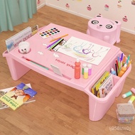 Children's Small Table Mini Table for iPad Plastic Study Table Student Computer Dormitory Lazy Table Knee Table Movable