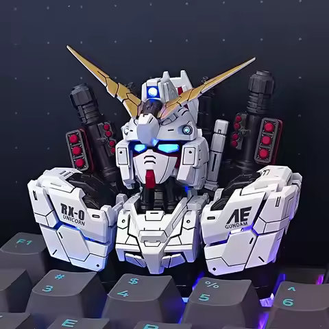 Mobile Suit Gundam Series keycaps Anime Neon Genesis Evangelion Triple keycaps Suitable for cross ax