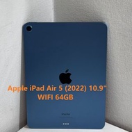 Apple iPad Air 5 (2022) 10.9"  WIFI 64GB SH0202127 藍色 原廠保養2025-3-28 / (黑色 SH0204164 $2980)