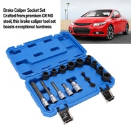 [LMC] 17 Pcs Brake Caliper Socket Set 11.5 20 22mm H7 H8 H9 CR MO Steel Portable Brake Caliper Remov