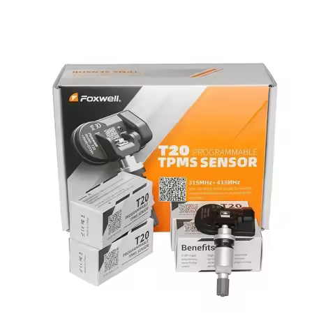 Foxwell T20 TPMS Sensor Programmable Universal 315/433Mhz Tire Pressure Sensors TPMS Pressure Monito