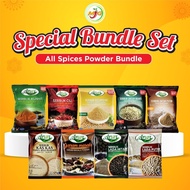 All Spices Powder Bundle ( 9 types ) Mixed Spice Seasoning Rempah Serbuk