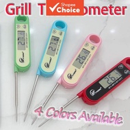 Foldable Digital Meat Thermometer, -50°C to 300°C and -58°F to 572°F with Instant Read and Celsius/F