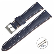 Retro Calfskin Leather Watch Strap 20mm 22mm 24mm Watch Accessories Men Women Red Wrist Belt Bracele