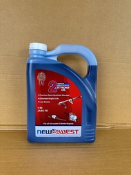 NEW WEST 2T Semi-Synthetic 5L Engine Oil for 2-Stroke Motorcycles and ATVs - High-Quality Lubricant