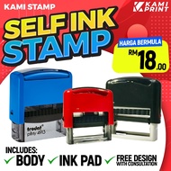 SELF INK STAMP / RUBBER STAMP / COP NAMA / COP JAWATAN / ORIGINAL TRODAT COP / COMPANY STAMP -