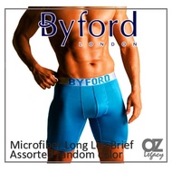 ByFord London 2Pcs Microfiber Spandex Long Leg Boxer Brief (BUB693BB)