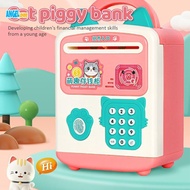 ATM Machine with Fingerprint Tabung Simpanan ATM Password Safe Box Tabung Music Coin Bank