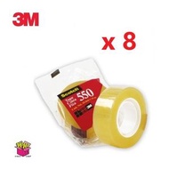 3M  思高®牌  膠紙  550  3/4"  18mm x 25m   8 卷裝