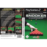 PS2 CD GAMES (International Snooker Championship)