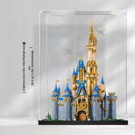Acrylic Display Case Suitable for Lego 43222 Disney Cinderella Castle Building Block Figurine Storag