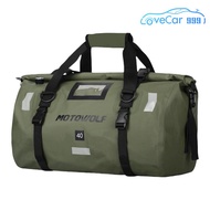 Motorcycle Waterproof Tail Bag Rear Seat Bag Pack 40L Travel Outdoor Dry Luggage Roll Pack Bag Motoc