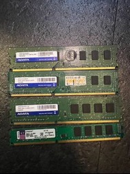 金士頓 ADATA DDR3 1333 4G 2G 4GB 2GB