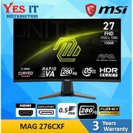 MSI MAG 276CXF (26.5'', FHD, VA, 280HZ, 0.5MS GTG) Curved Gaming Monitor