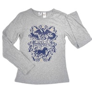 H@rry P0tter (ukur dulu) kids girl long sleeve t shirt grey - size XXS-XL