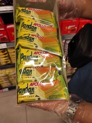 Apollo Layer Cake Pandan / coklat 24 pc