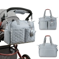 กระเป๋าใส่กระเป๋าเดินทางคล้องไหล่เดินทางกันน้ำอเนกประสงค์สำหรับรถเข็นเด็กทารก Tas Bersalin ขนาดใหญ่กระเป๋าสำหรับคุณแม่เครื่องปั๊มนมแม่