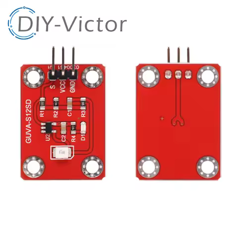 UV Sensor 240-370nm GUVA-S12SD 3528 Solar Ultraviolet Intensity Module DC 3.3-5V For Arduino /Raspbe