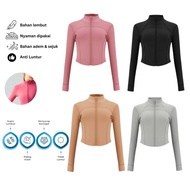 MOLYNA Women's Anti-Uv Slim Fit Sports Jacket Long sleeve Press Body women's sports jacket/ Anti-Uv 