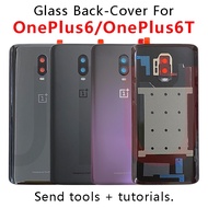 For OnePlus 6/6T Battery Glass Back Cover,Replace the Glass Back Case for oneplus6T. BXV4