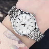 [Original] Seiko SUR653P1 Neo Classic Quartz White Analog Stainless Steel Ladies Watch