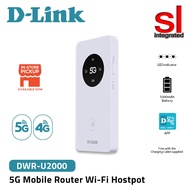D-Link DWR-U2000 5G Mobile Router Wi-Fi Hostpot | 5G NR SA and NSA | 5G/4G/LTE | WPA3 | 5000mAH | up