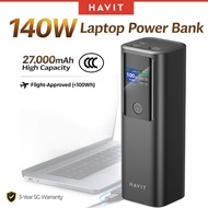 Havit CCC 3C Power Bank 27000mAh PD 140W Laptop Fast Charging | Smart LED Display