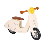 荷蘭New Classic Toys 木製平衡滑步車/學步車 - 香草奶昔