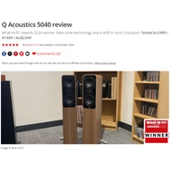 Q ACOUSTICS 5040 What HiFI 5 star Award Winning (4 colors)