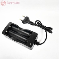 HARRIETT Batteries USB Charger Safety LED Smart 18650 Battery Auto Stop Charger Li-ion Battery USB/E