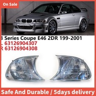 Clear Marker Signal Blinker Corner Parking Light Lamp for  E46 3 Series Coupe 1999-2001 63126904307 
