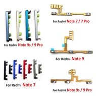 NEW Power Volume Side Button Key For Xiaomi Redmi Note 7 9 9T 9s 9 Pro Max Volume Button Power Switc