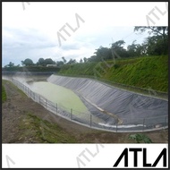 EKSPEDISI LOKAL Plastik HDPE Geomembran Hitam Roll Geomembrane Terpal