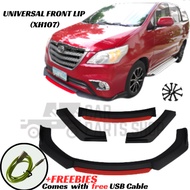 OAPC Universal 4PCS Car Front Lip Chin Bumper Body Kits Splitter Front Bumper Lip Accessories (7202)