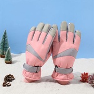 秋冬季手套 滑雪手套 保暖男女戶外騎行觸屏加絨防寒防水手套（平行進口）（快遞送貨上門）