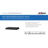 Dahua NVR4216-4KS2 Lite Series 200Mbps input