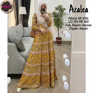 Azalea clothing gamis dress fashion dress syari long dress maxi long dress plain casual muslim women