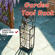 Garden Tool Organizer Mop Broom Holder Tool Shelf for Outside Home Yard