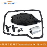 STPAT 45RFE 545RFE 68RFE Transmission Oil Filter & Pan Gasket & Pressure Wheel Speed Sensor Kit For 