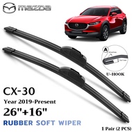 Rubber Soft Wiper Mazda CX-30 CX30 Front Windshield Wiper Blades For Car