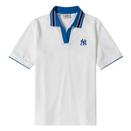 MLB | MLB เสื้อยืดคอโปโลผู้หญิง ระบายอากาศได้ดี ใส่สบาย ลำลอง ออกกำลังกาย ฤดูร้อน 2025 เสื้อยืดแขนสั