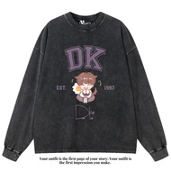 Vega88 *seventeen DK chibi* Oversized longsleeve t-shirt | Oversized t-shirt | Washed T-shirt | Wash
