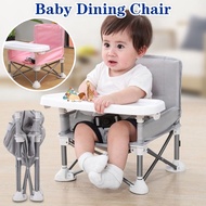 Baby Dining Chair Foldable Booster Seat Portable Lightweight Safe Multifunctional Chair