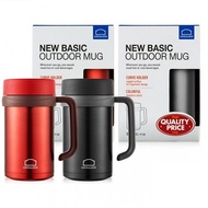 Lock&Lock LHC9002B stainless steel thermos bottle, black / LHC9002RR, red, capacity 500ml - Genuine 