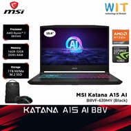 MSI Katana A15 AI B8VF-639 (AMD Ryzen 7-8845HS/16GB-32GB RAM/1TB SSD/15.6" FHD/RTX4060/W11/2 Years W
