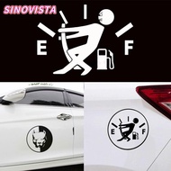 SINOVISTA  Guzzler Decal Reflective Exterior Accessories High Gas Consumption Gage Empty Sticker